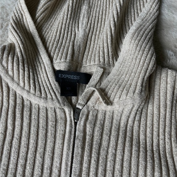 express glitter zip up jacket - Picture 3 of 4